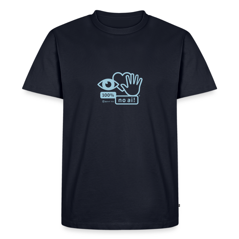 „100% no ai!“ – Men’s Premium T-Shirt - Navy