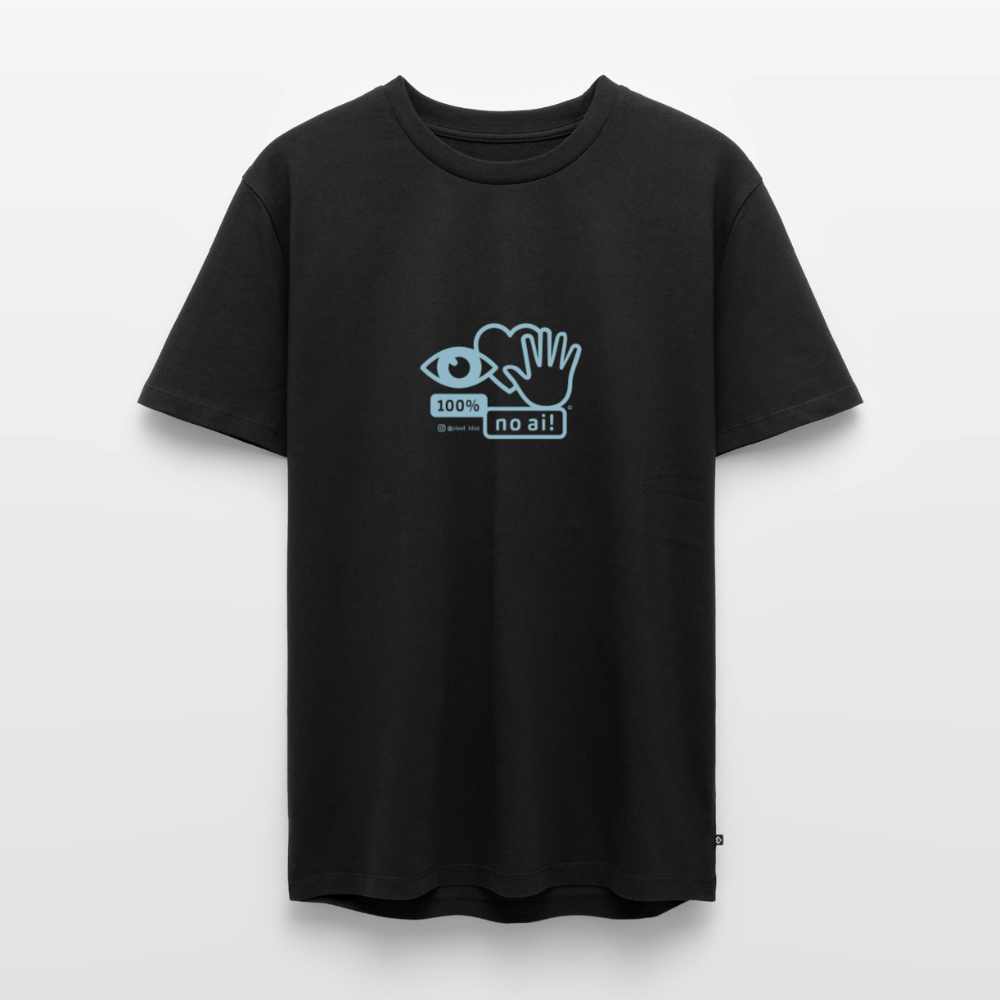 „100% no ai!“ – Men’s Premium T-Shirt - Schwarz