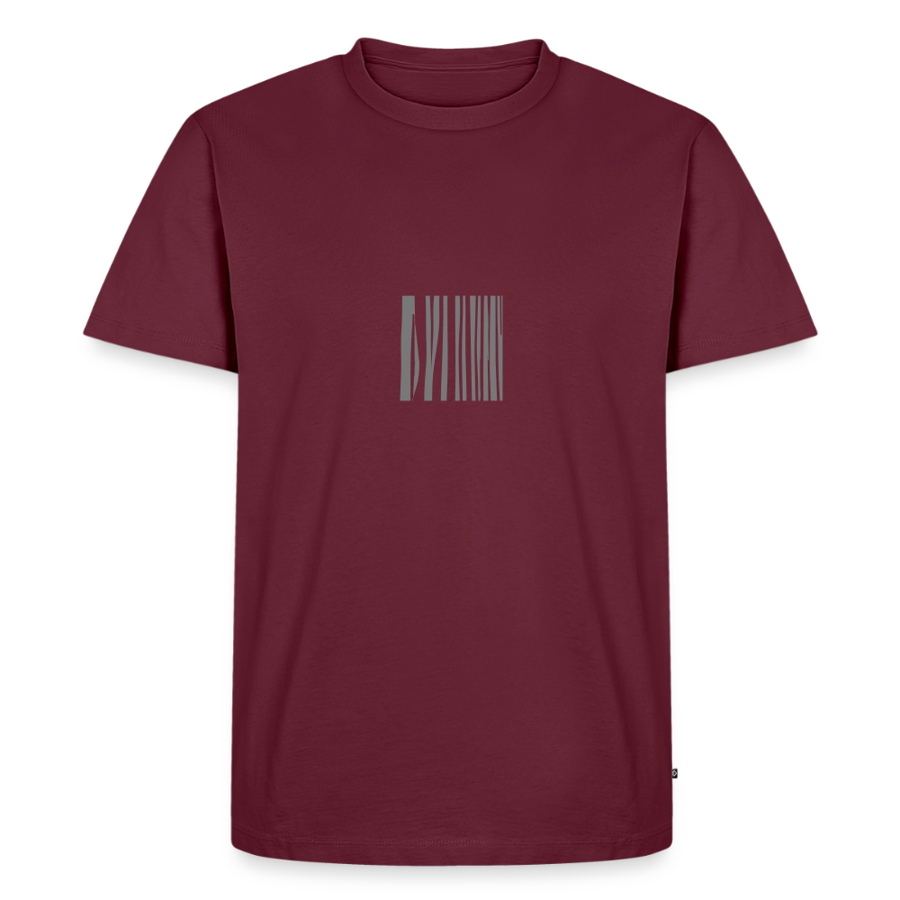 „no code“ – Men’s Premium T-Shirt - Burgunderrot