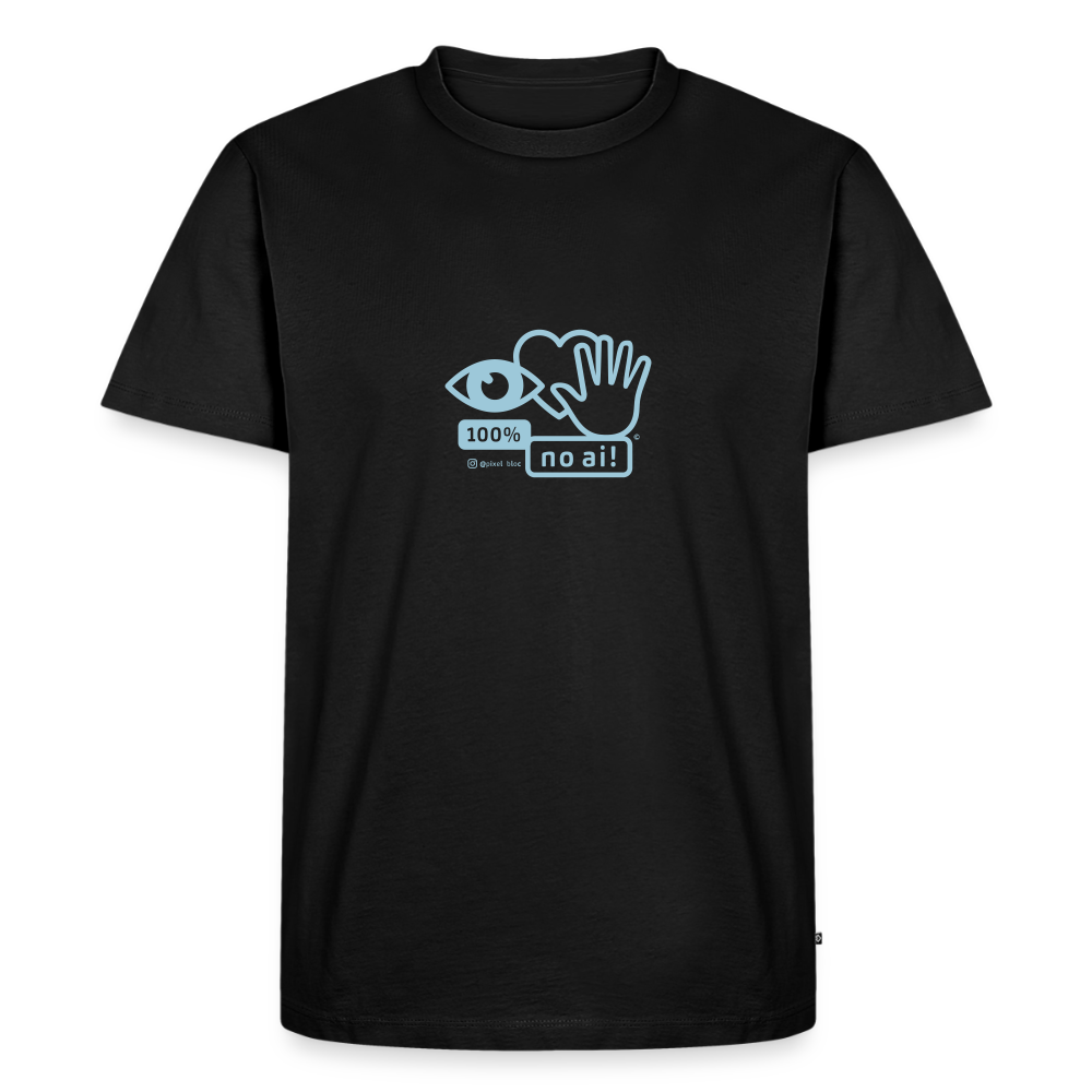 „100% no ai!“ – Men’s Premium T-Shirt - Schwarz