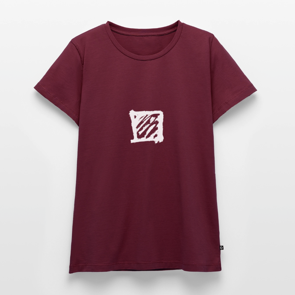 „bloc“ – Women’s Premium T-Shirt - Burgunderrot