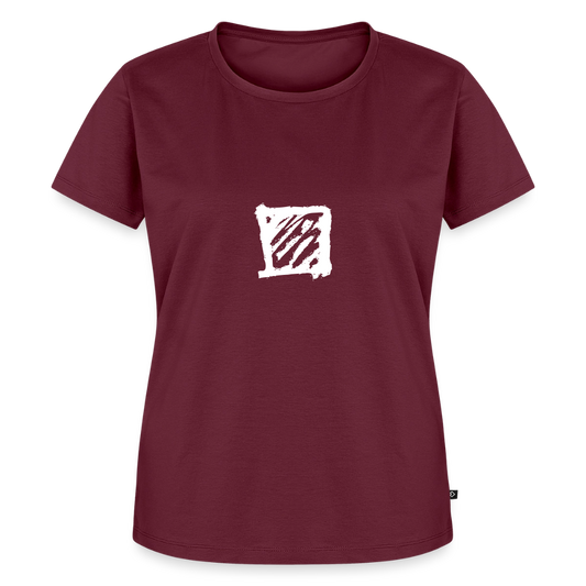 „bloc“ – Women’s Premium T-Shirt - Burgunderrot